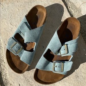 Birkenstock Arizona Soft Suede Sandals
